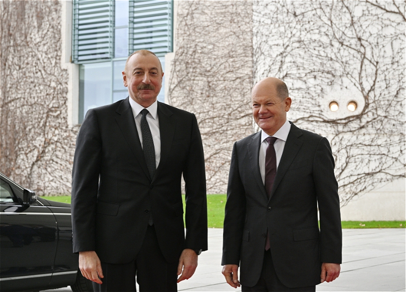 Ильхам Алиев и Олаф Шольц проведут переговоры в Берлине